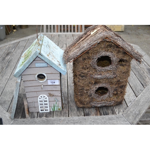 124 - 2 bird boxes