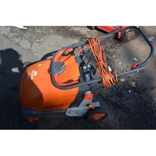 18 - Flymo lawnrake compact 3400 garden scarifier