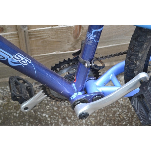 2 - Apollo full suspension mountain bike with disc brakes. 17 inch frame and 21 gears.