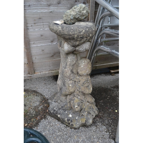 32 - Concrete bird bath base