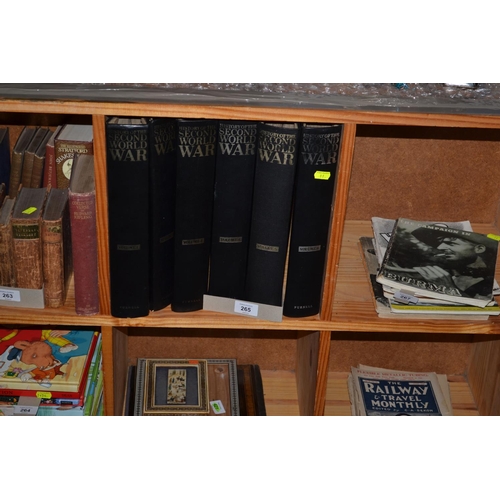 250 - Purnell's  history of the second world war in 6 volumes