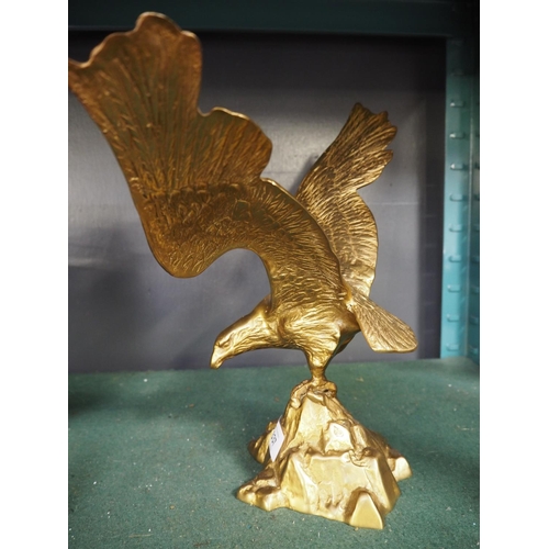 281 - Brass figure of an eagle. Height 32 CM.