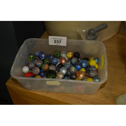 237 - Small qty of marbles