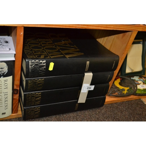 250 - Purnell's  history of the second world war in 6 volumes