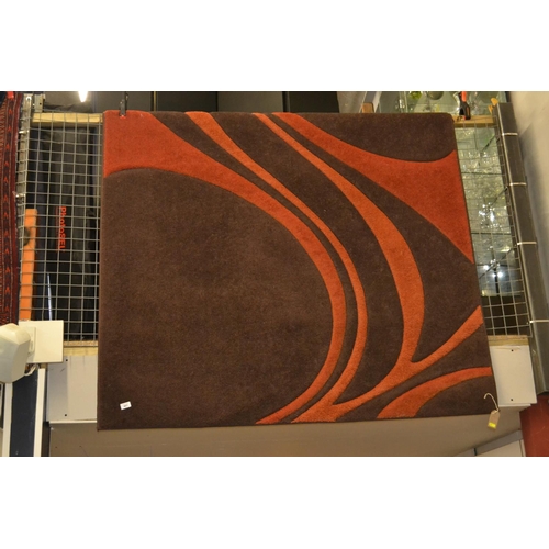 481 - Modern swirl pattern rug, 1.6x2.3 M