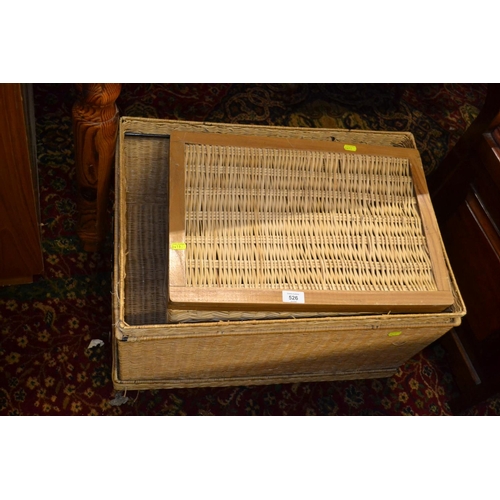 526 - 2 wicker baskets