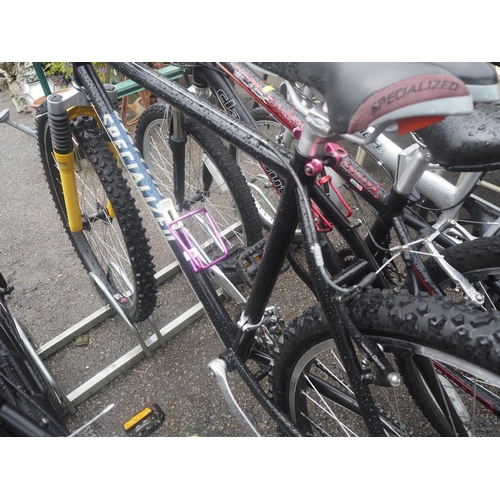 3 - Specialized front suspension mountain bike with 19