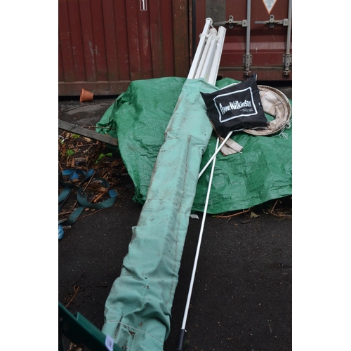 344 - approx 4.2 M foldout canvas awning