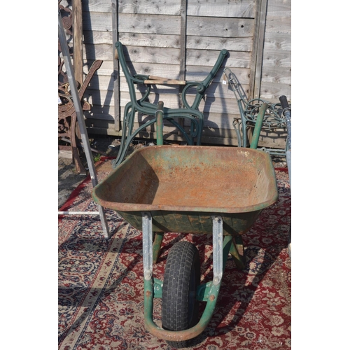 49 - Green wheel barrow