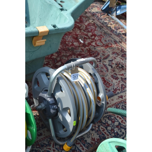 54 - Grey Hozelock hose on reel