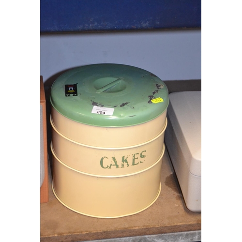 204 - Tala vintage trio of stackable cake tins