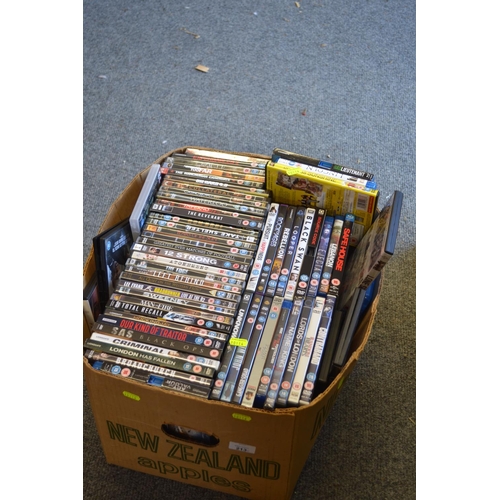 213 - Selection of dvds mostly action in box