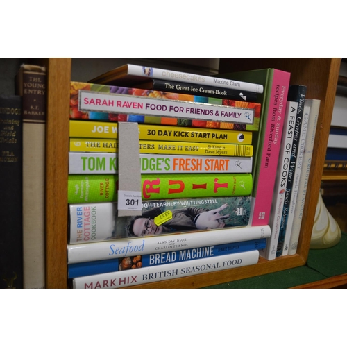 301 - Shelf of cookery books