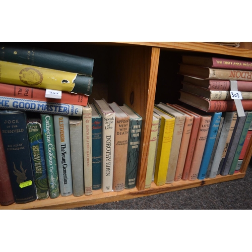 303 - 2 Shelves of various books inc. Jock of the Bushveld