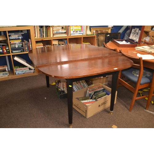 362 - G-Plan 1950's Tola range Mid century extending table. Unextended 134cm x 118cm. Includes leaf.