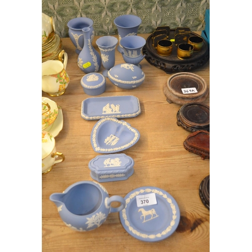 370 - Collection of Wedgwood Jasperware