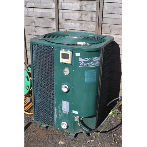 41 - Heater Seeker 17kw 58000BTU/h rated swimming pool heater. Working order when taken out recently.