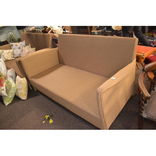 442 - Vincent Sheppard for Lloyd Loom outdoor collection 2 seat settee. W165cm. Suitable for outdoor use. ... 