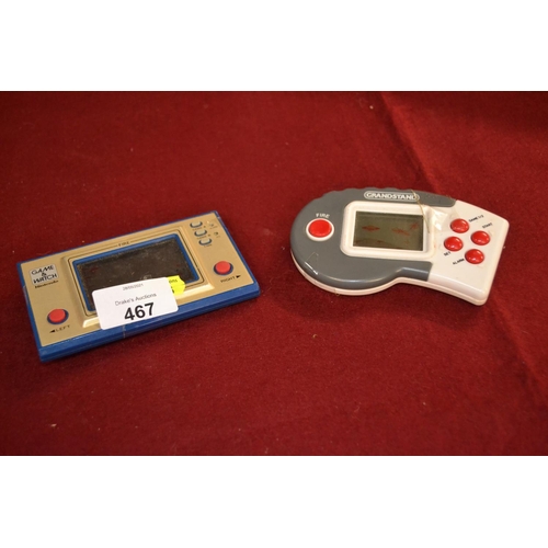 467 - Nintendo Game & Watch & Grandstand handheld games