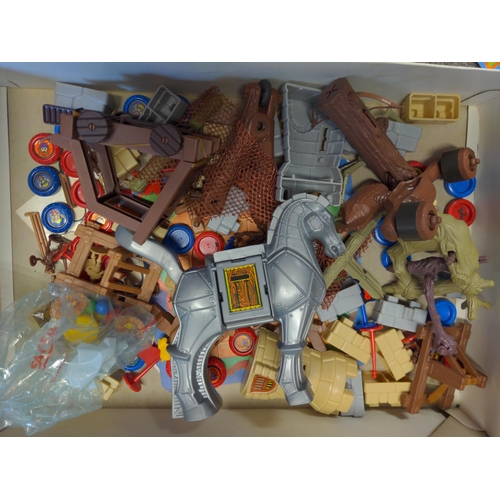 166 - Collection of children's toys including Playmobil Treasure Island in box and vintage Sindy bathroom ... 