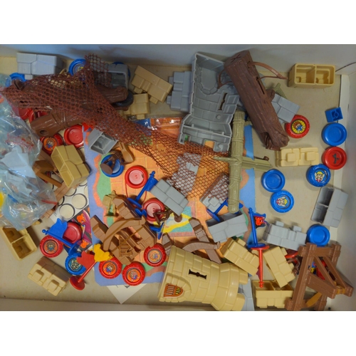 166 - Collection of children's toys including Playmobil Treasure Island in box and vintage Sindy bathroom ... 