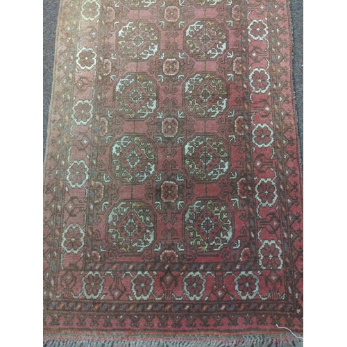 48 - Tekke Turkmen carpet runner. W80cm x L290cm