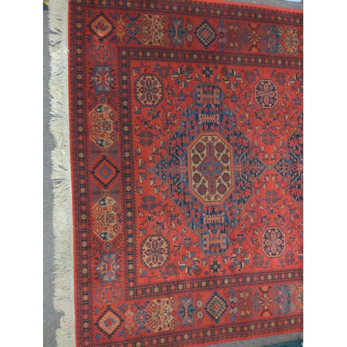 59 - Sumak style large rug. W201cm L321cm