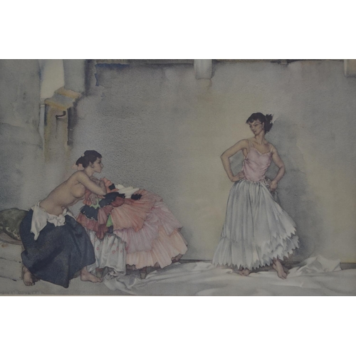 46 - Russel Flint signed Ltd ed print of Two Spanish ladies   H69cm W83cm