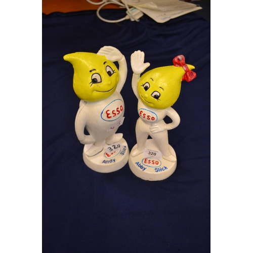 204 - Pair Esso piggy banks Repro