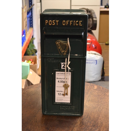 177 - Metal Irish postbox 55cm high (new)