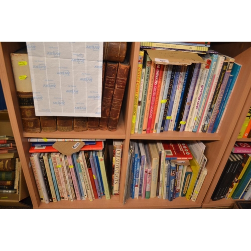 421 - 3x shelves of sewing and craft books.