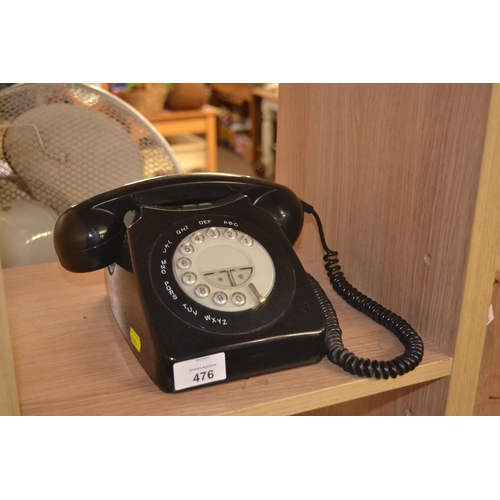 476 - Geemark push button rotary style telephone.