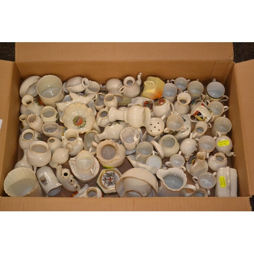 523 - Large quantity of crested ware, various makers