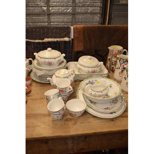 534 - Royal Doulton 'Victorian Garden' pattern dinner and tea set