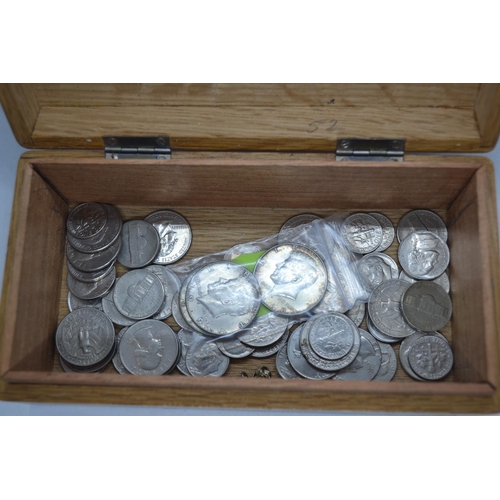 650 - Box of USA coinage