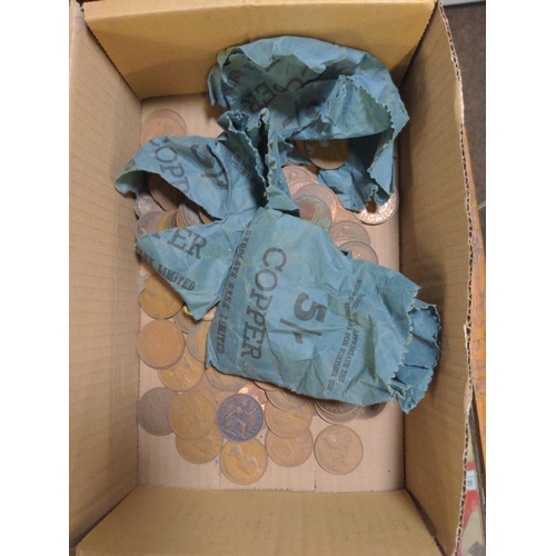 651A - Box of old one pennies