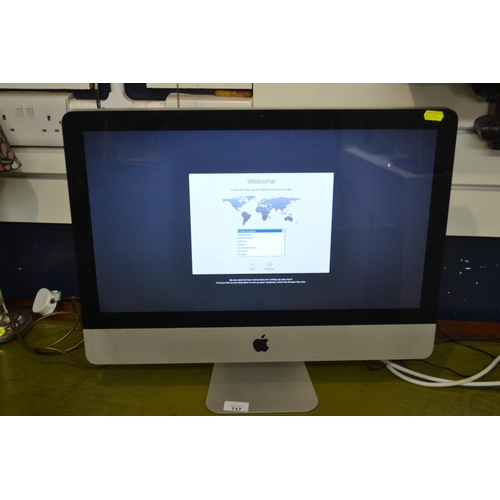 288 - Apple A1311 (2009 model EMC 2308). 3.06 GHz Core 2 Duo (E7600), 4GB RAM, 21.5