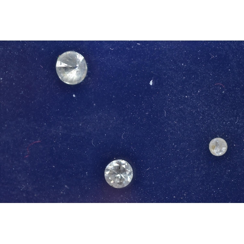 67 - Five loose diamonds TDW 0.835 carats