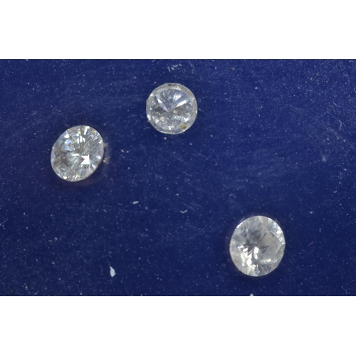 67 - Five loose diamonds TDW 0.835 carats