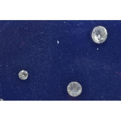 67 - Five loose diamonds TDW 0.835 carats