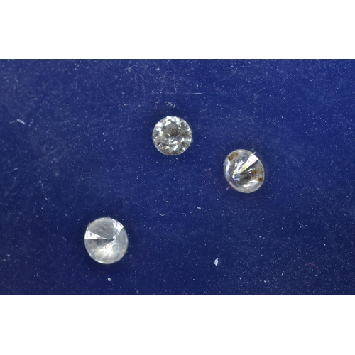 67 - Five loose diamonds TDW 0.835 carats