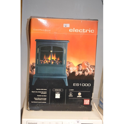 90 - Electric coal effect stove