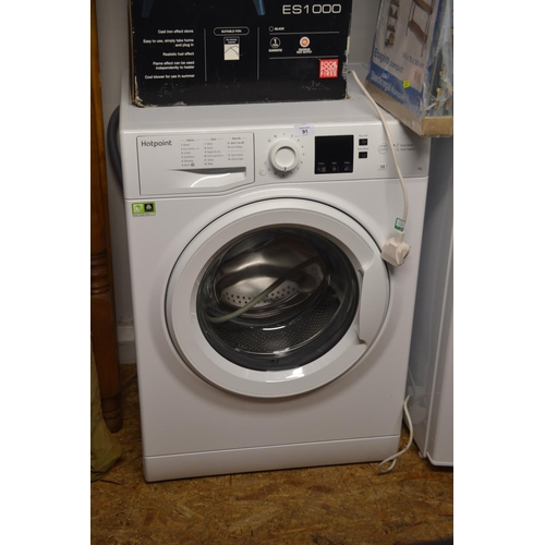 91 - Hotpoint 7kg washing machine