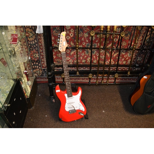 251 - Fortissimo stratocaster electric guitar with tremolo bridge