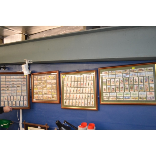 141 - 4 x sets of cigarette cards, all double sided, cycling, military uniforms, country sports and yachts... 