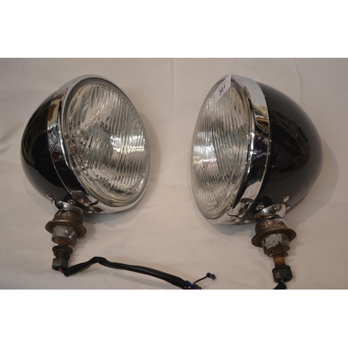 361 - Two Kit car headlights,  Hella H4 made in Germany.