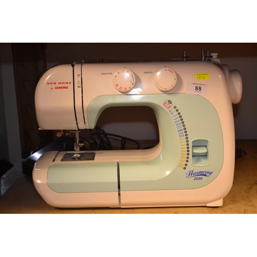 88 - New Home by Janome Harmony 2039 electric sewing machine