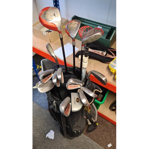 67 - Taylormade golf bag & complete set of Taylormade clubs