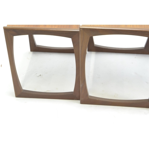 447 - 'Quadrille' Teak nesting tables by Robert Bennett for G-Plan. Circa 1960. Largest: W53 D43 H50cm