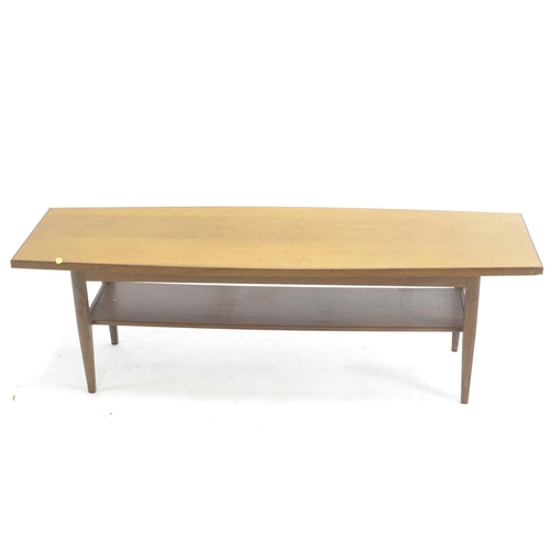 449 - Mid Century style coffee table. L116cm D37cm h36cm